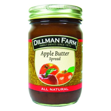 DILLMAN FARM All Natural Apple Butter Spread 14 oz Jar 10161